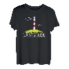 Dänemark Motiv mit Möwe und Leuchtturm Dänemark T-Shirt