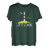 Dänemark Motiv mit Möwe und Leuchtturm Dänemark T-Shirt