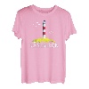 Dänemark Motiv mit Möwe und Leuchtturm Dänemark T-Shirt