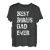 Herren Best Bonus Dad Ever Stiefvater Vater Papa Vintage Fun Männer T-Shirt