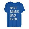 Herren Best Bonus Dad Ever Stiefvater Vater Papa Vintage Fun Männer T-Shirt