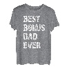 Herren Best Bonus Dad Ever Stiefvater Vater Papa Vintage Fun Männer T-Shirt