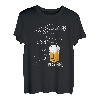 Lustiges Schere Stein Paar Bier Bierliebhaber Bier Hopfen T-Shirt