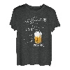 Lustiges Schere Stein Paar Bier Bierliebhaber Bier Hopfen T-Shirt