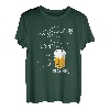 Lustiges Schere Stein Paar Bier Bierliebhaber Bier Hopfen T-Shirt