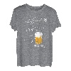 Lustiges Schere Stein Paar Bier Bierliebhaber Bier Hopfen T-Shirt