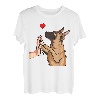 Malinois Liebe Hundehalter Herrchen Frauchen T-Shirt
