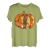 Halloween-Kürbis-T-Shirt mit gruseligen Geistern, Hexenbaum und schwarze Katze T-Shirt