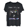 Herren Je Ne Ne Vieillis Pas Je Level Up Humor Gamer Geek Geschenk T-Shirt