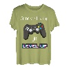 Herren Je Ne Ne Vieillis Pas Je Level Up Humor Gamer Geek Geschenk T-Shirt