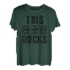 Herren This Dad Rocks Shirt Musik Noten Gitarre Akkorde Vater Papa T-Shirt