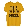 Herren This Dad Rocks Shirt Musik Noten Gitarre Akkorde Vater Papa T-Shirt