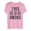 Herren This Dad Rocks Shirt Musik Noten Gitarre Akkorde Vater Papa T-Shirt