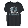 Herren Unterschätze niemals einen alten Mann der Snowboard fährt T-Shirt