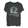 Herren Unterschätze niemals einen alten Mann der Snowboard fährt T-Shirt