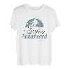 Herren Unterschätze niemals einen alten Mann der Snowboard fährt T-Shirt