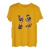 Niedlicher Zuckerschädel mexikanische Katze Halloween Skelett T-Shirt