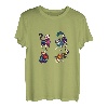 Niedlicher Zuckerschädel mexikanische Katze Halloween Skelett T-Shirt