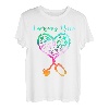 Peds ED Nurse RN ER Pädiatrische Notfallpflege Heart Love T-Shirt