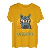 Geschenk Katzenbesitzer Katzen Herrchen Bester Katzenpapa T-Shirt