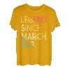 60 Jahre alte Legende seit März 1963 60. Geburtstag T-Shirt