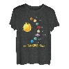 Vater Astronom Sonnensystem Nachthimmel Planeten Geschenk T-Shirt