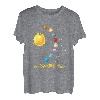 Vater Astronom Sonnensystem Nachthimmel Planeten Geschenk T-Shirt
