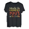 Geschenk zum 27. Geburtstag Jahrgang 1993 März Gift T-Shirt