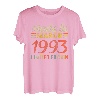 Geschenk zum 27. Geburtstag Jahrgang 1993 März Gift T-Shirt