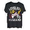 Level Up To Husband, lustiges Geschenk für Ihn, Gamer T-Shirt