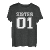 Sister 01 Schwester Mutter Tochter Partnerlook Geschenk T-Shirt