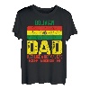 Herren Vintage Bolivian Dad Bolivien Flagge Design für Vatertag T-Shirt