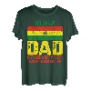 Herren Vintage Bolivian Dad Bolivien Flagge Design für Vatertag T-Shirt