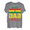 Herren Vintage Bolivian Dad Bolivien Flagge Design für Vatertag T-Shirt
