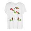 Ich bin der Dj-Elf, der Weihnachtsmann Weihnachten für Familienweihnachten abtupft T-Shirt