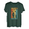 Herren Papa Spruch. Bester Papa der Welt. Vater und Tochter T-Shirt