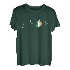 Eire Herzschlag T-Shirt I Liebe Irland Flagge Idee T-Shirt