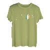 Eire Herzschlag T-Shirt I Liebe Irland Flagge Idee T-Shirt