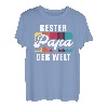 Herren Bester Papa der Welt Vater Geschenk Retro Vintage T-Shirt