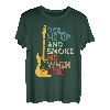 Roll Me Up And Smoke Me When I Die Gitarre T-Shirt