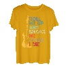 Roll Me Up And Smoke Me When I Die Gitarre T-Shirt