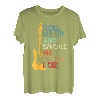 Roll Me Up And Smoke Me When I Die Gitarre T-Shirt