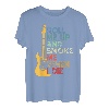 Roll Me Up And Smoke Me When I Die Gitarre T-Shirt