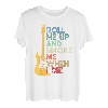 Roll Me Up And Smoke Me When I Die Gitarre T-Shirt