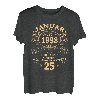 25. Geburtstag Geschenk Mann Mythos Legende Januar 1998 T-Shirt