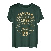 25. Geburtstag Geschenk Mann Mythos Legende Januar 1998 T-Shirt