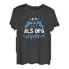 Mann Sohn Opa Vati Vater Als Papa geliebt als Opa vergöttert T-Shirt