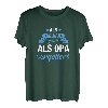 Mann Sohn Opa Vati Vater Als Papa geliebt als Opa vergöttert T-Shirt