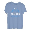 Mann Sohn Opa Vati Vater Als Papa geliebt als Opa vergöttert T-Shirt