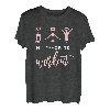 Wine Lover Damen Übung My Favorite Workout T-Shirt